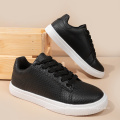 Wholesale black casual shoes men's casual shoes platform trendy comfortable fashion Breathable outdoor 2021 new